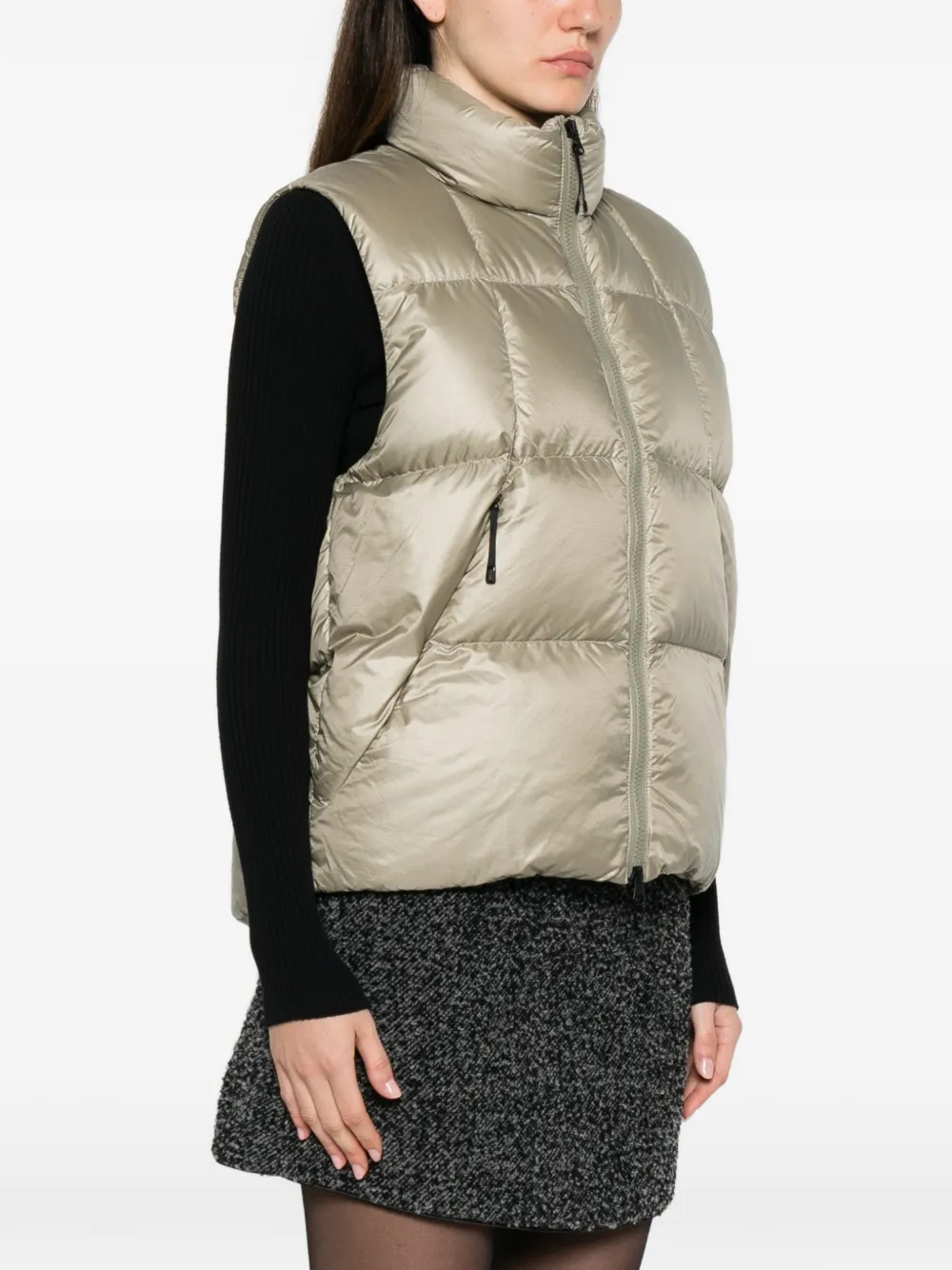  Goldwin Zip Puffed Gilet - Neutrals 