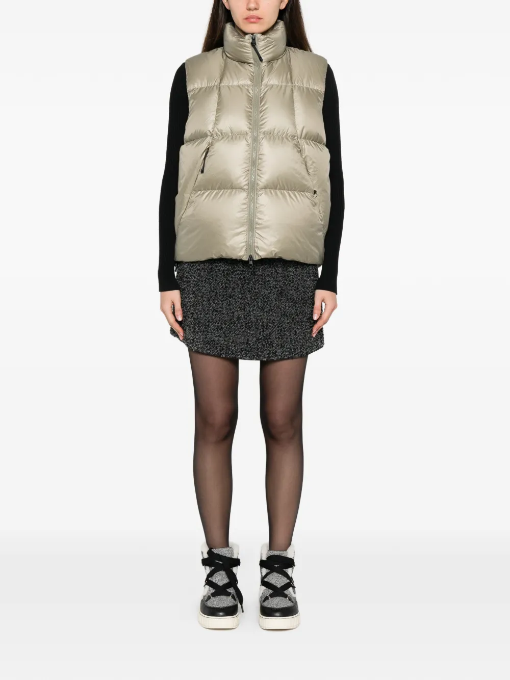  Goldwin Zip Puffed Gilet - Neutrals 