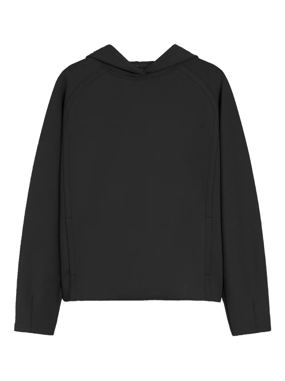 Max Mara long-sleeve hoodie - Black