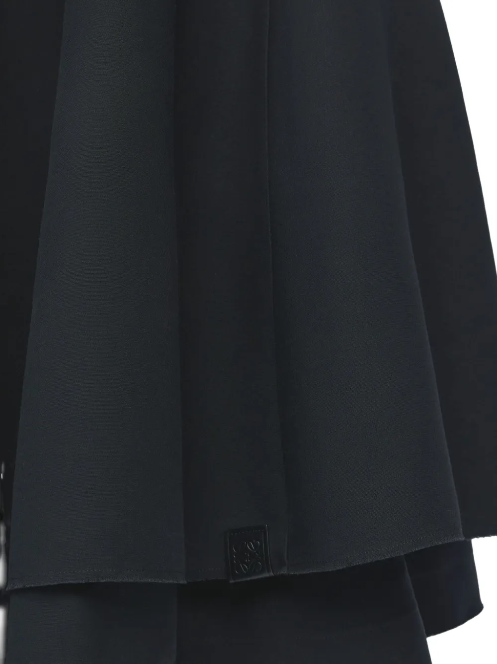 LOEWE sleeveless crew neck mini dress - Zwart