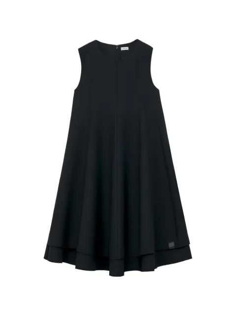 LOEWE vestido corto sin mangas con cuello redondo