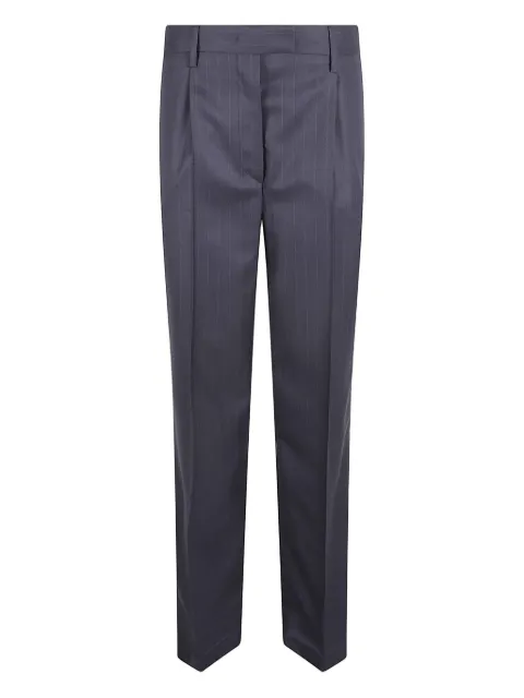 Prada pinstriped pleated trousers
