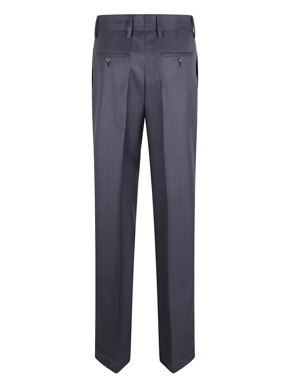 Prada pinstriped pleated trousers - Blauw