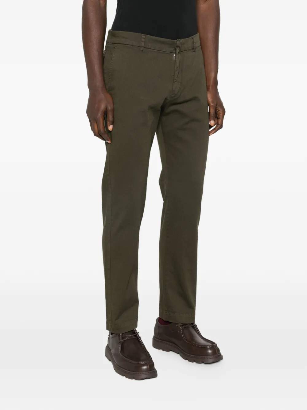 Barena Straight broek Groen