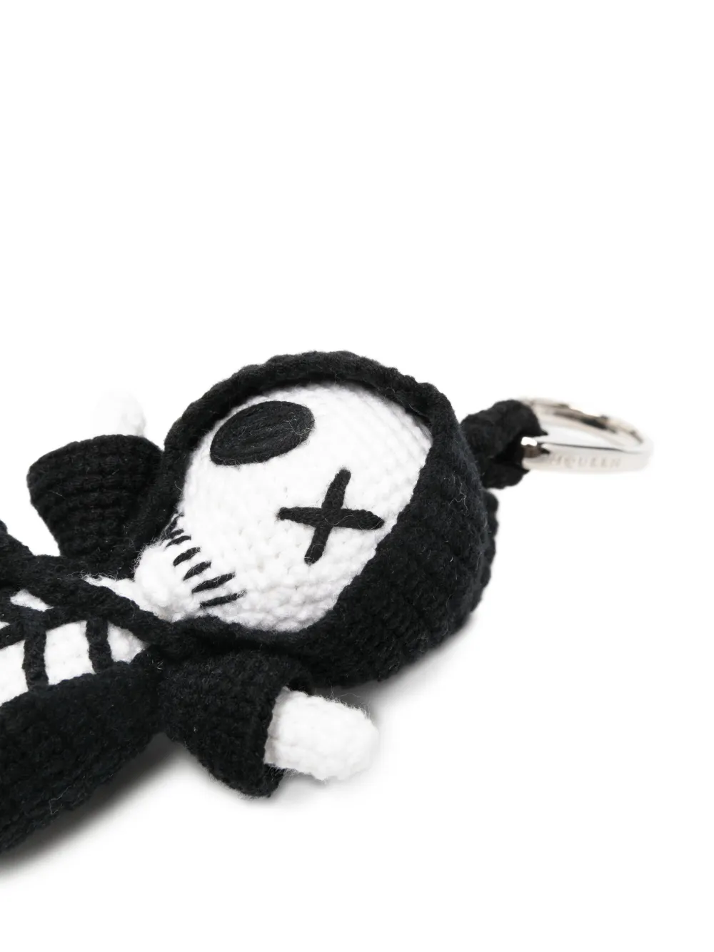  Alexander Mcqueen The Doll Sid Skeleton Charm Keyring - White 