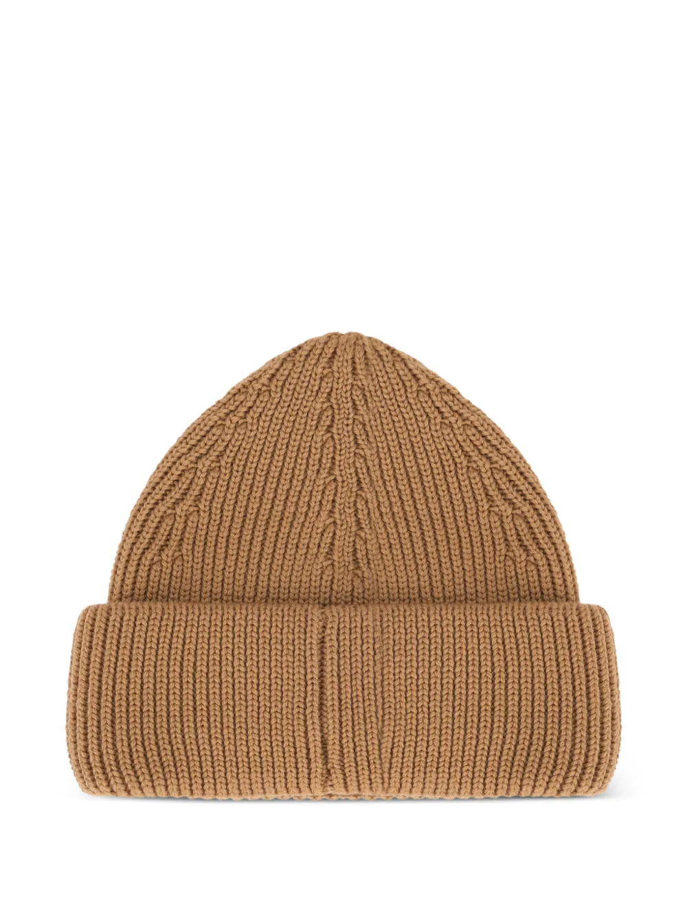 Roberto Collina Ribgebreide muts Beige