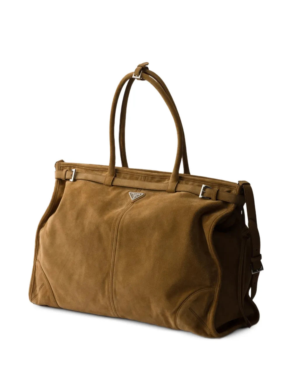Prada Bonnie suède shopper Bruin