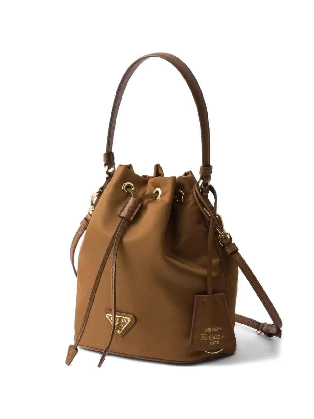 Prada Re-edition 1978 Re-nylon Mini-bag In Brown