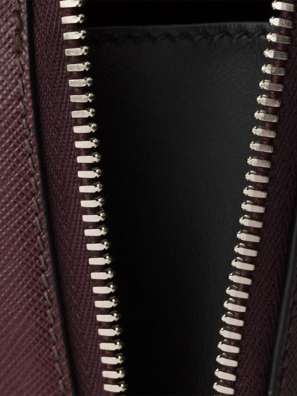 Prada Brique medium tas van Saffiano leer Rood