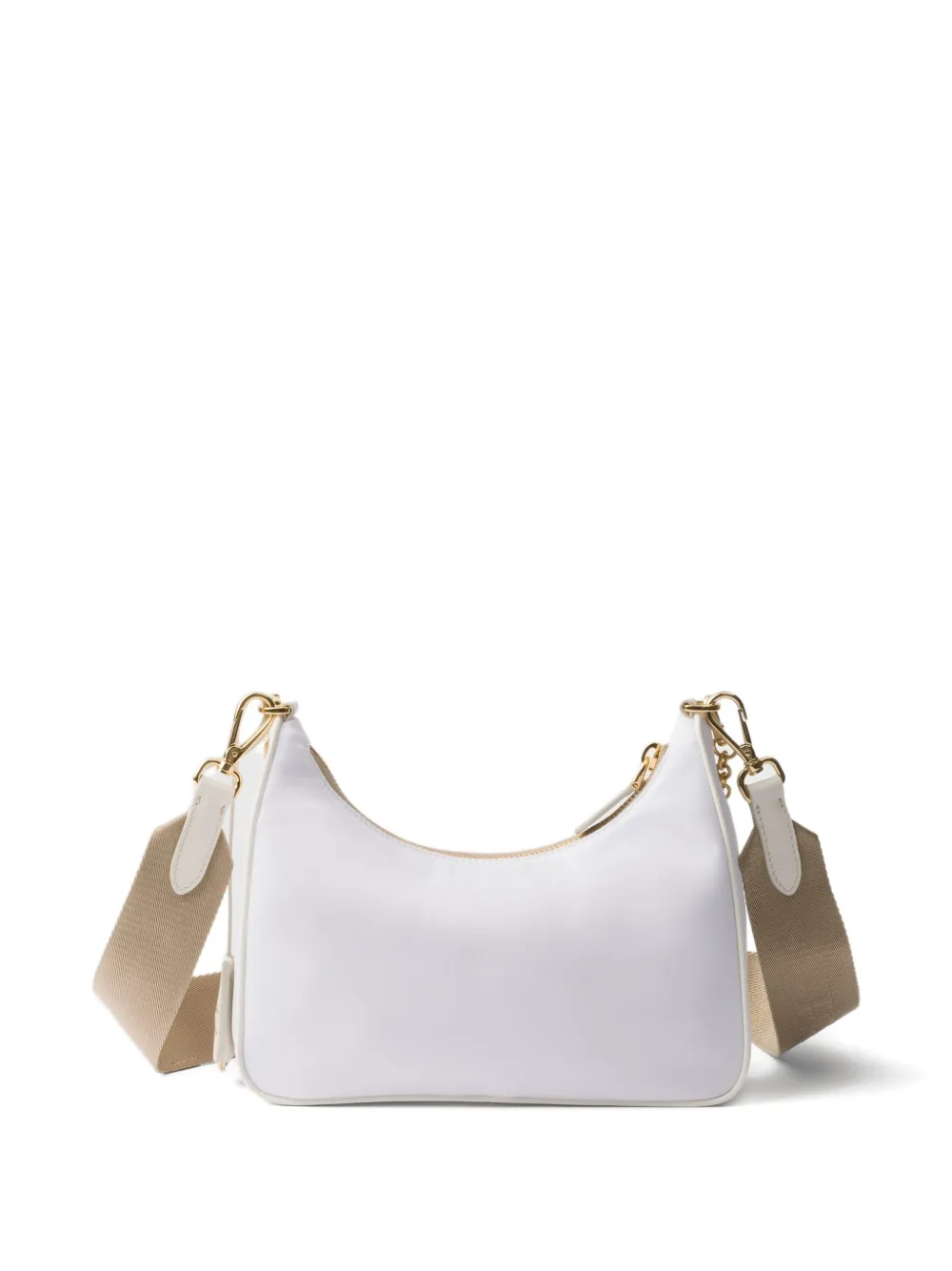  Prada Re-edition 2005 Re-nylon Shoulder Bag - White 