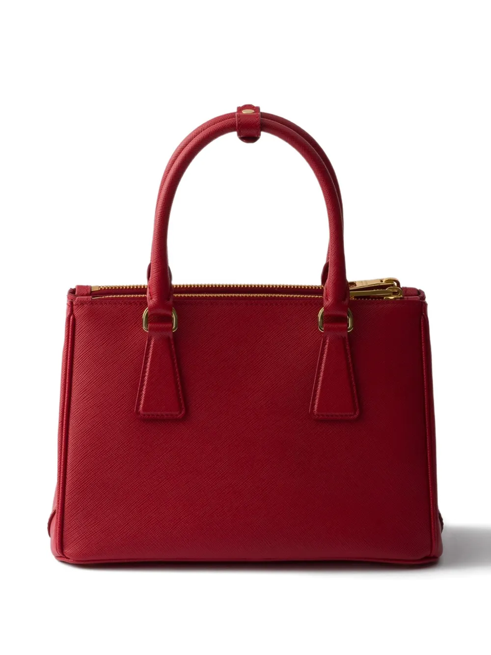 Prada small Galleria Saffiano-leather tote bag - Rood