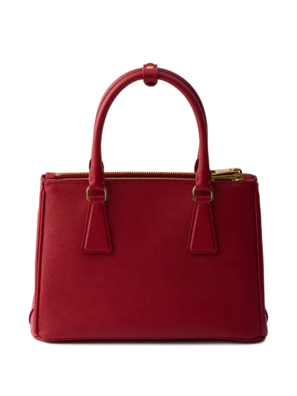 コピー 激安 PRADA ガレリア サフィアーノレザーハンドバッグ ベージュ