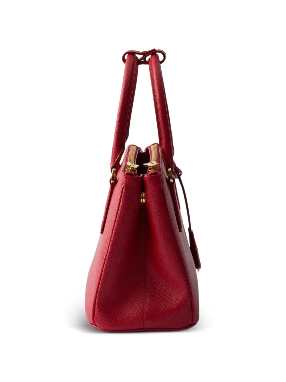 Prada Kleine Galleria leren shopper Rood