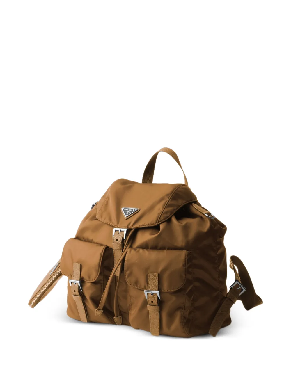  Prada Medium Re-nylon Backpack - Brown 