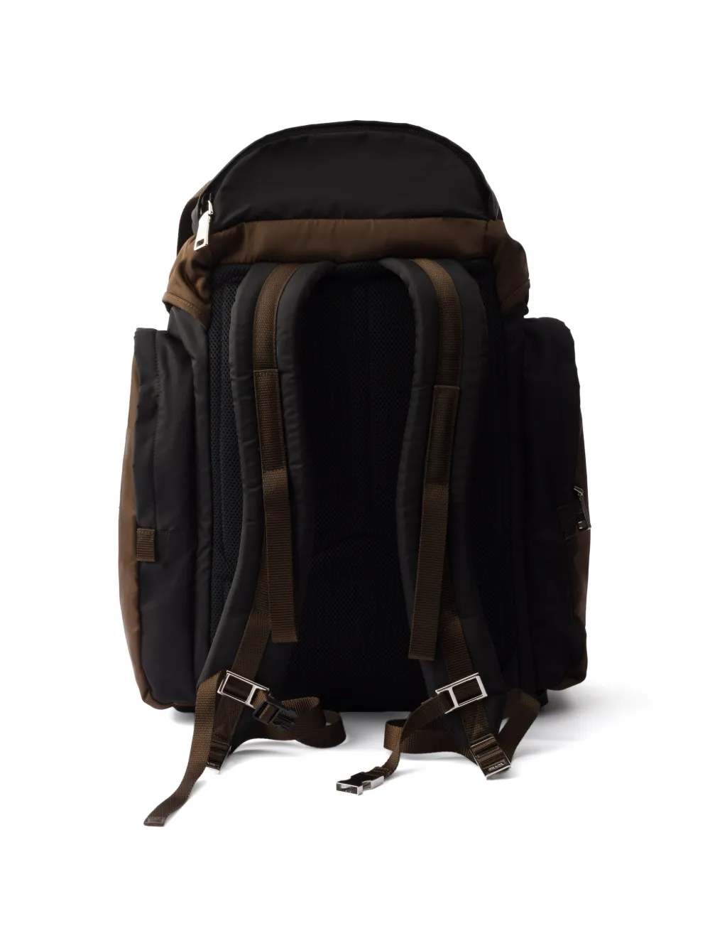 Prada Re-Nylon rugzak Bruin