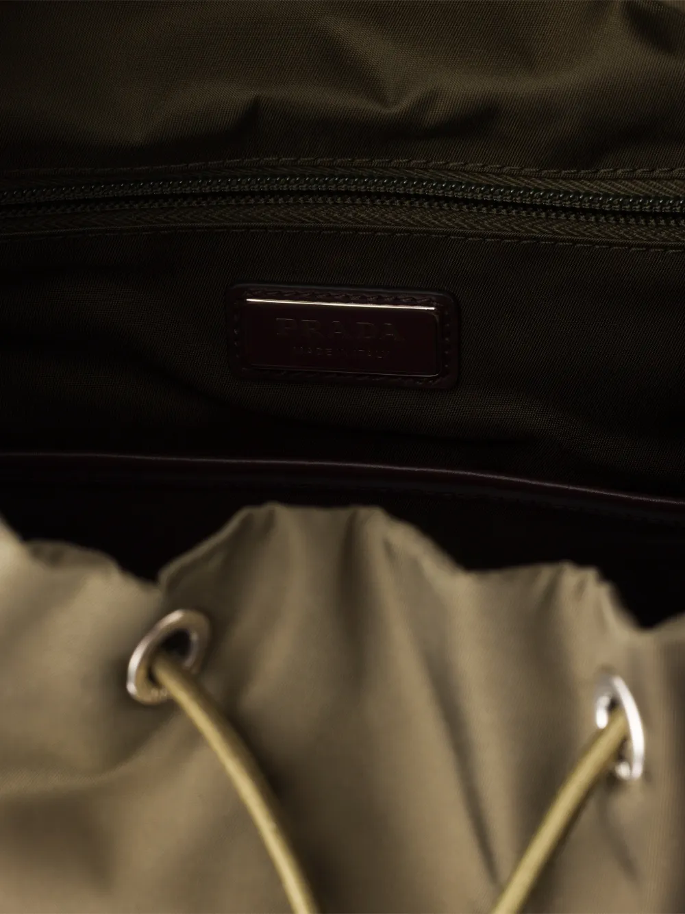 Prada Speedrock Re-Nylon rugzak Groen