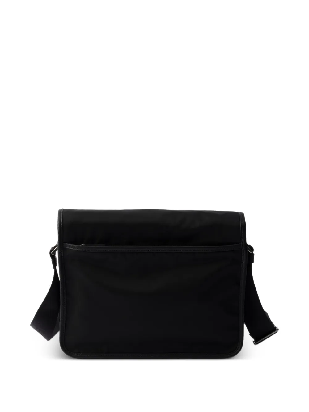 Prada Re-Nylon schoudertas met gesp Zwart
