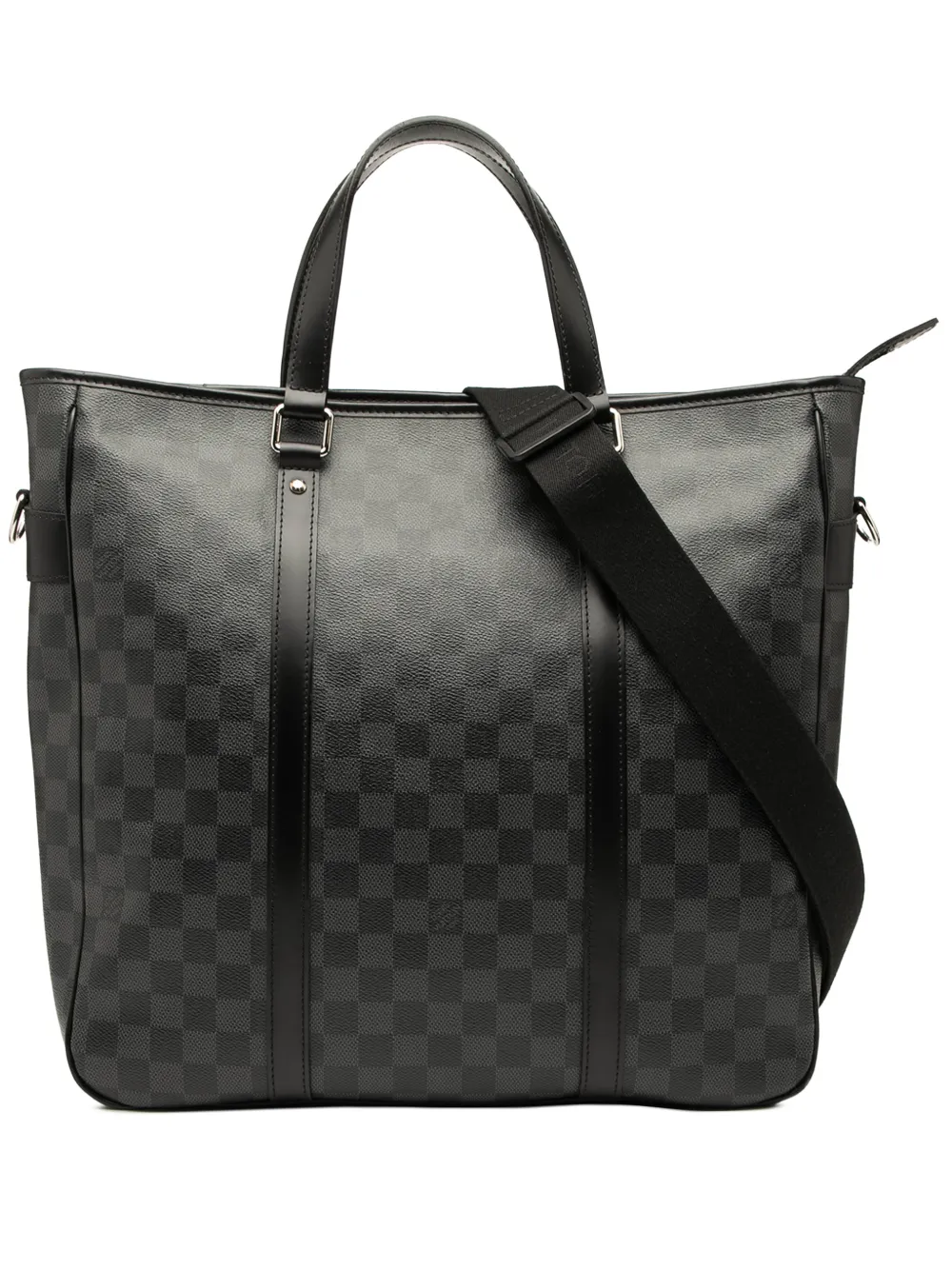 Louis Vuitton Pre-Owned 2012 Damier Graphite Tadao PM satchel | Black | Image 1