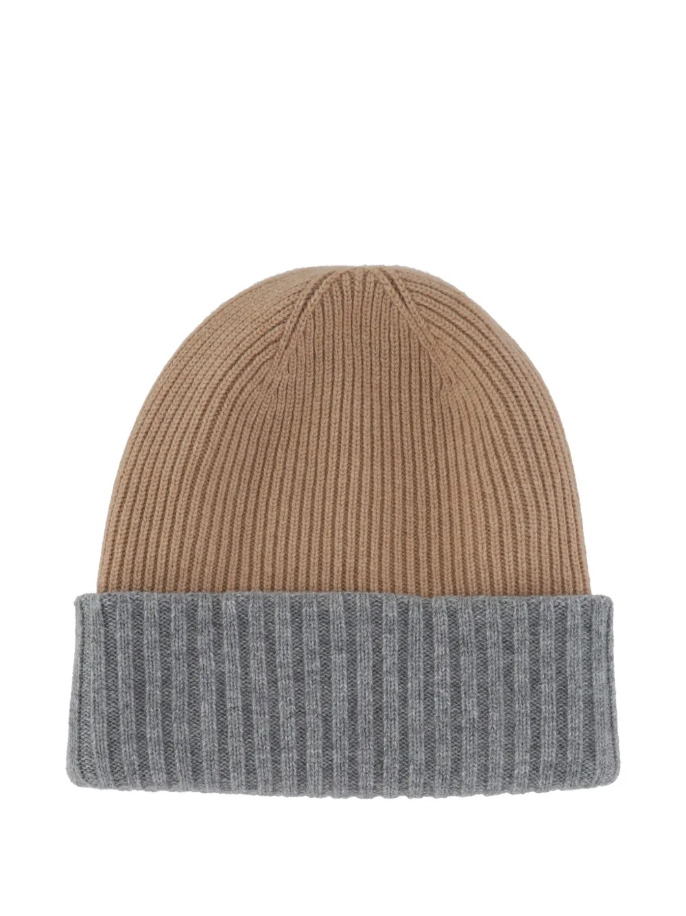 Lorena Antoniazzi star-detail ribbed beanie hat - Beige