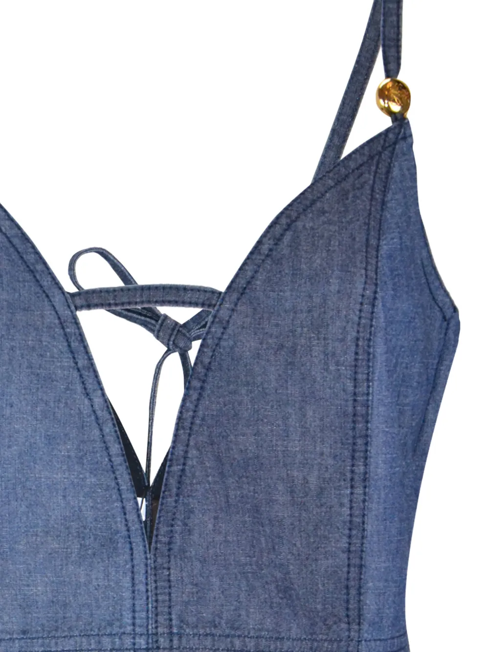  Loewe X Paula's Ibiza Tie-fastening Top - Blue 