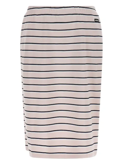 ROTATE BIRGER CHRISTENSEN logo-patch midi skirt