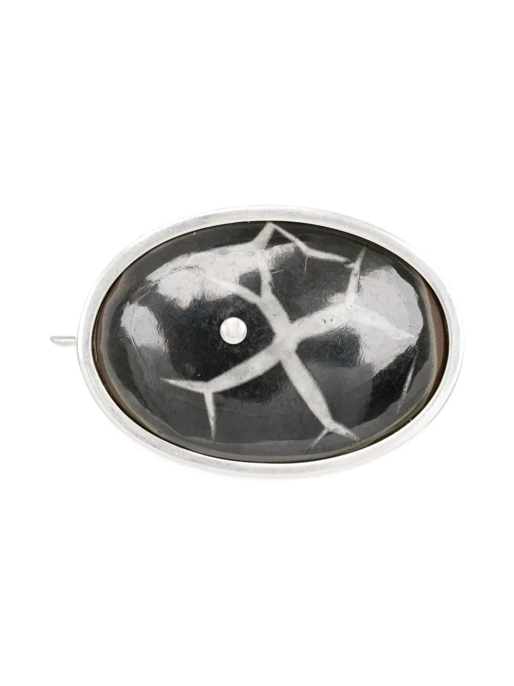 CC-Steding graphic-print pins | Silver | Image 1
