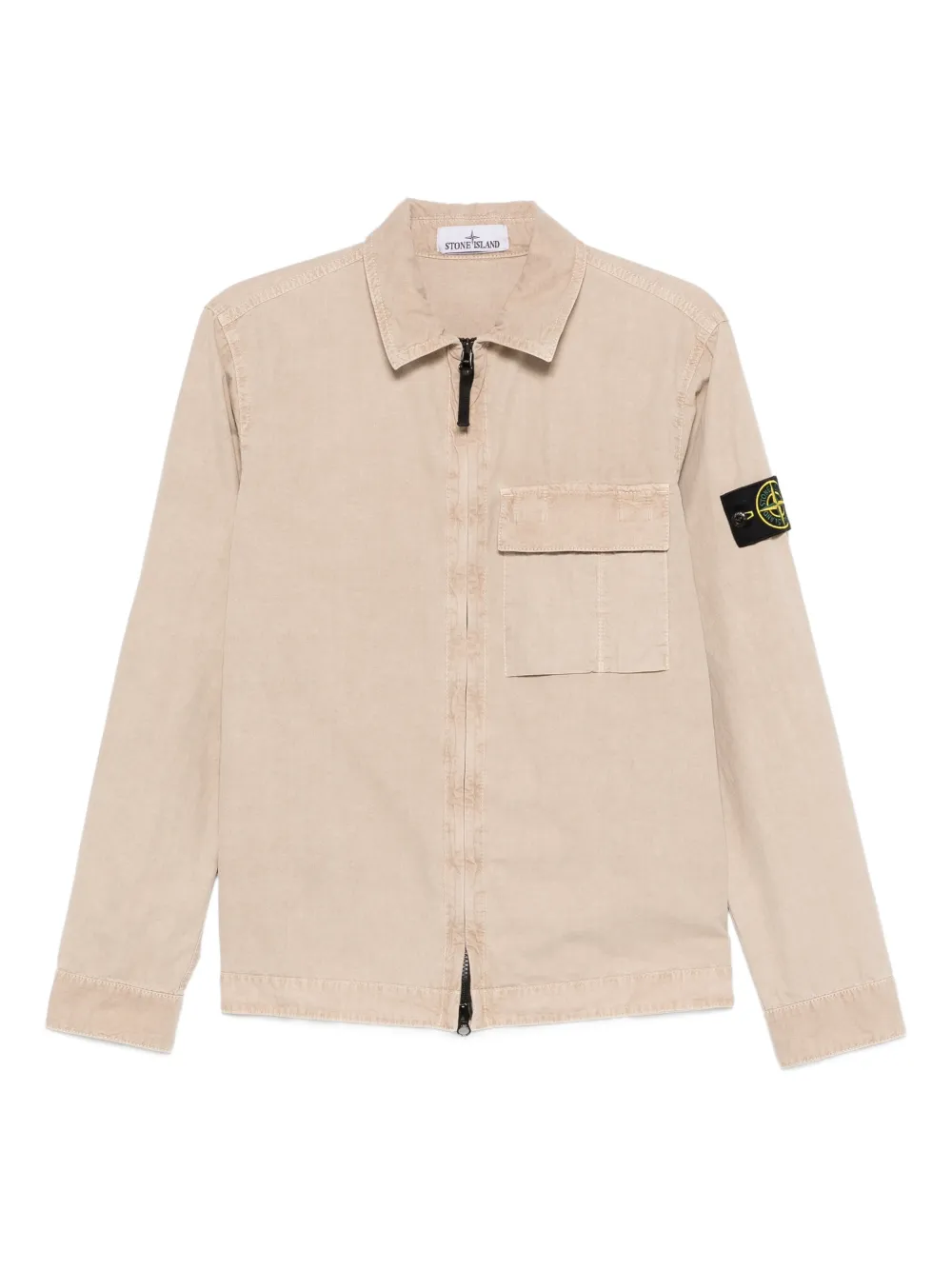 Stone Island pocket zip overshirt - Toni neutri