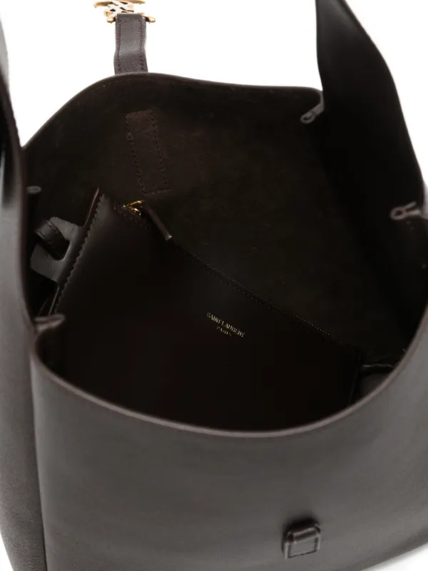 Saint Laurent Le 5 À 7 Supple Shoulder Bag | Brown | FARFETCH