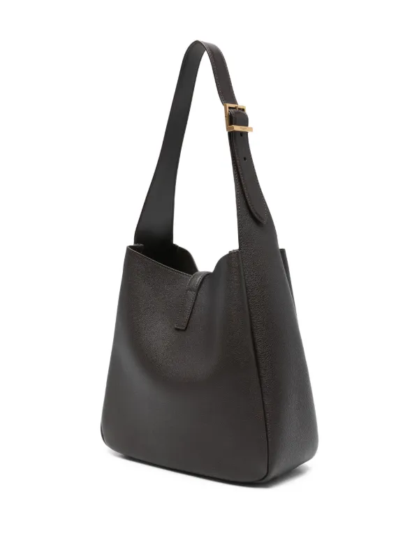 Saint Laurent Le 5 À 7 Supple Shoulder Bag | Brown | FARFETCH