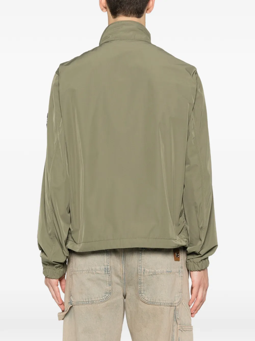 Stone Island Jack met logopatch Groen