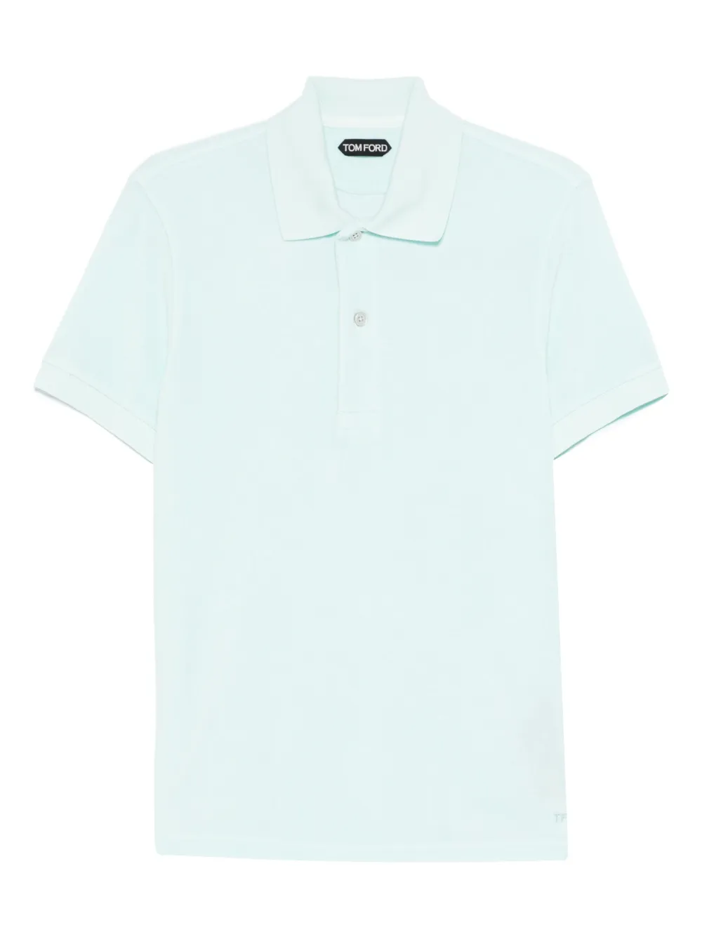 TOM FORD button polo shirt - Blu