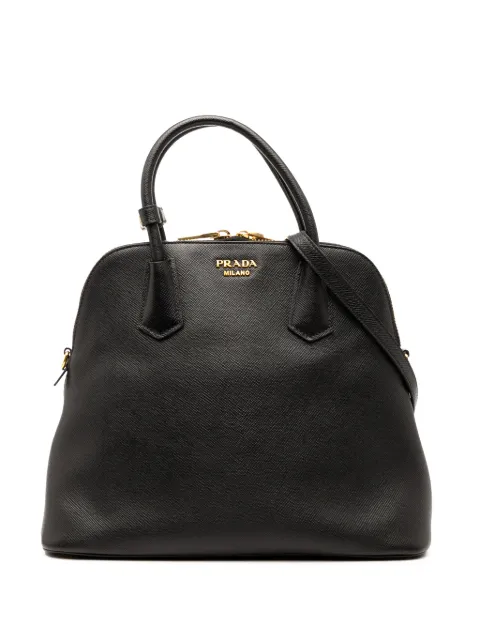 Prada Pre-Owned 2010-2025 Medium Saffiano Cuir Dome satchel