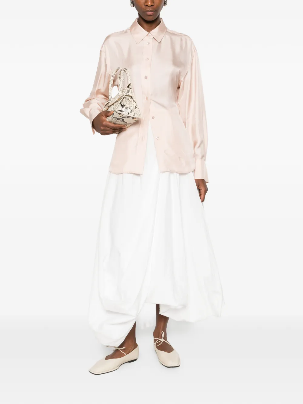 Róhe button-fastening shirt - Roze