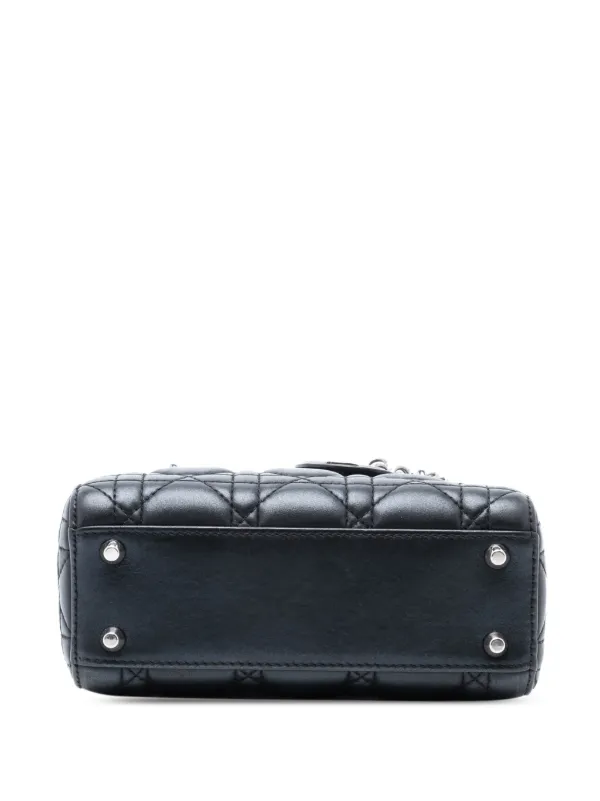 Christian Dior Pre-Owned 2015 Mini Iridescent Lambskin Cannage