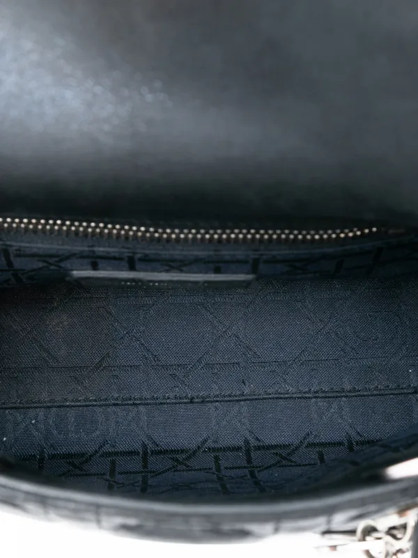 Christian Dior Pre-Owned 2015 Mini Iridescent Lambskin Cannage