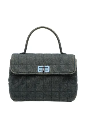 CHANEL Pre-Owned 1996-1997 ココマーク デニム バニティバッグ