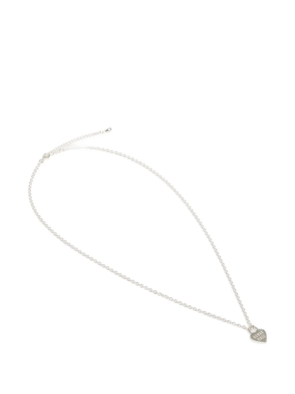 Human Made hear-shapet silver necklace - Argento