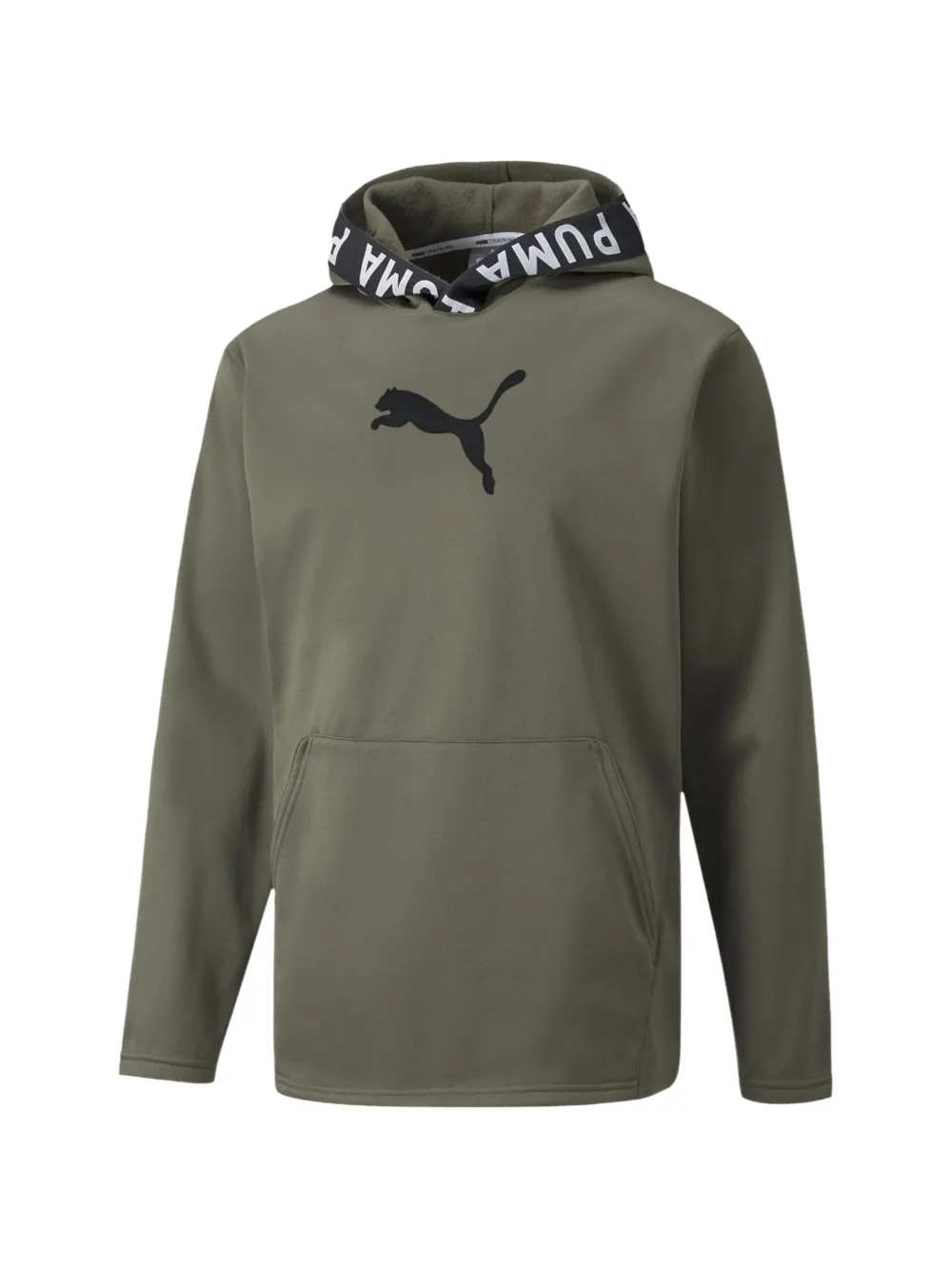 PUMA Hoodie mit Logo-Print - Grün