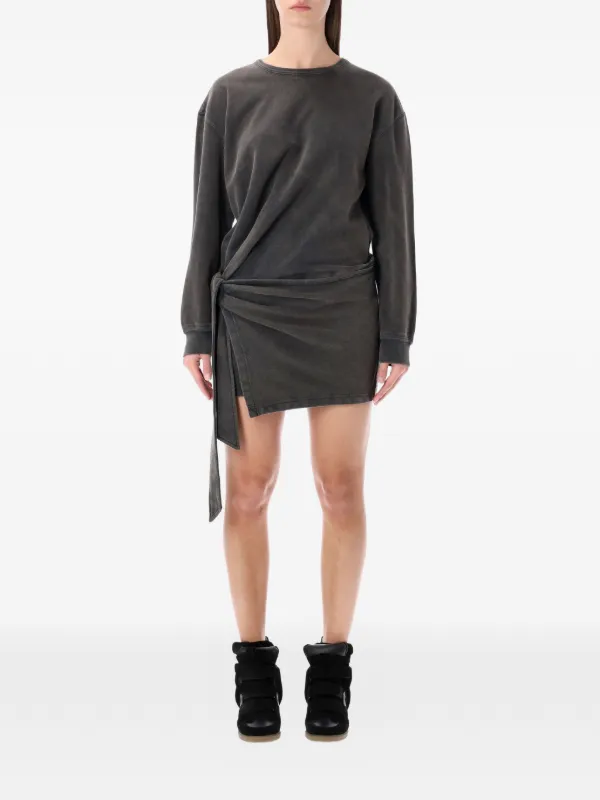 Marant Étoile Zae Mini Dress in Grey
