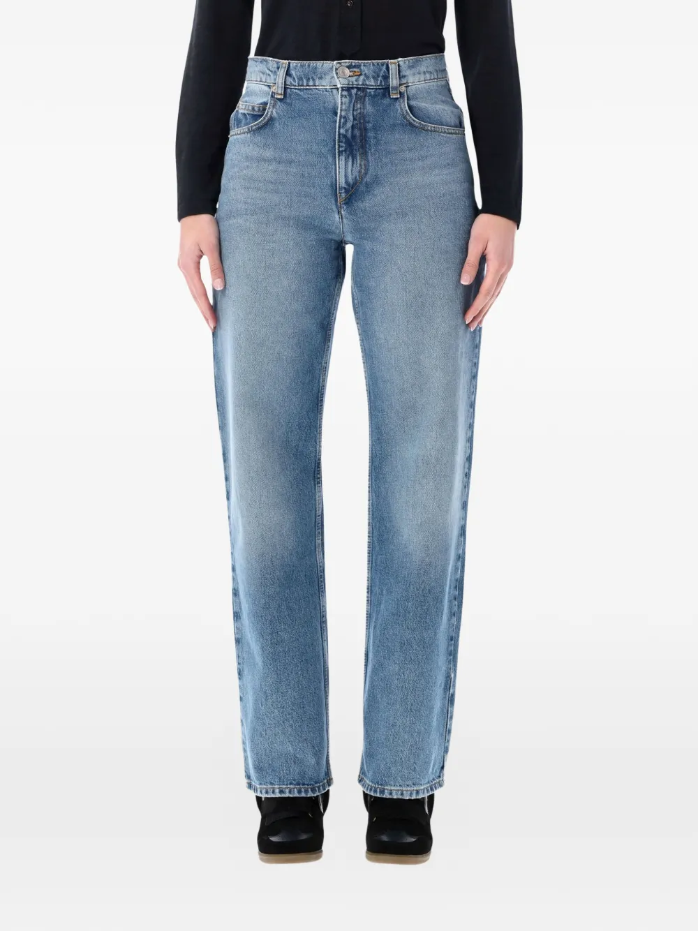 MARANT ÉTOILE button-fastening jeans - Blau