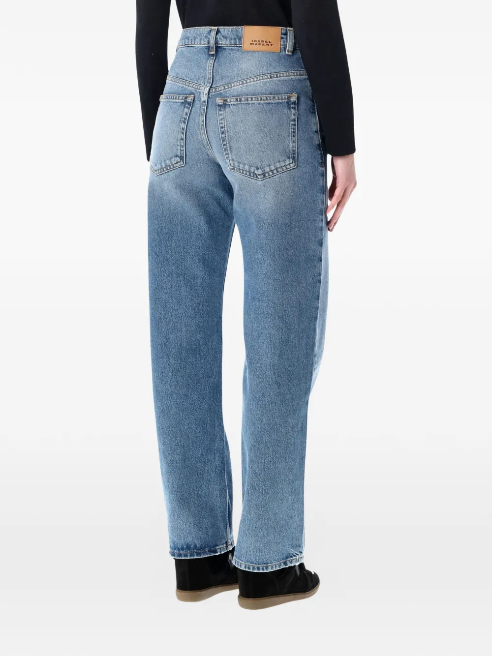 MARANT ÉTOILE button-fastening jeans - Blauw