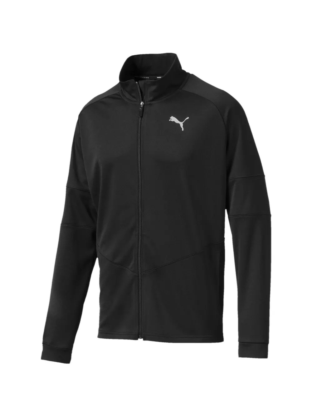 PUMA T-shirt con zip - Nero