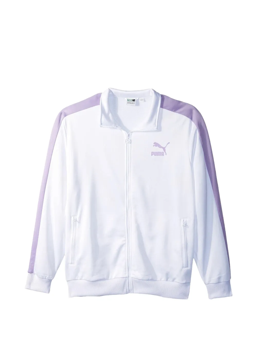 PUMA Felpa con zip - Bianco