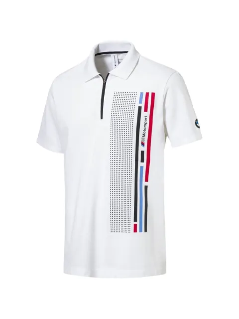 PUMA x BMW Motorsport logo-print polo shirt