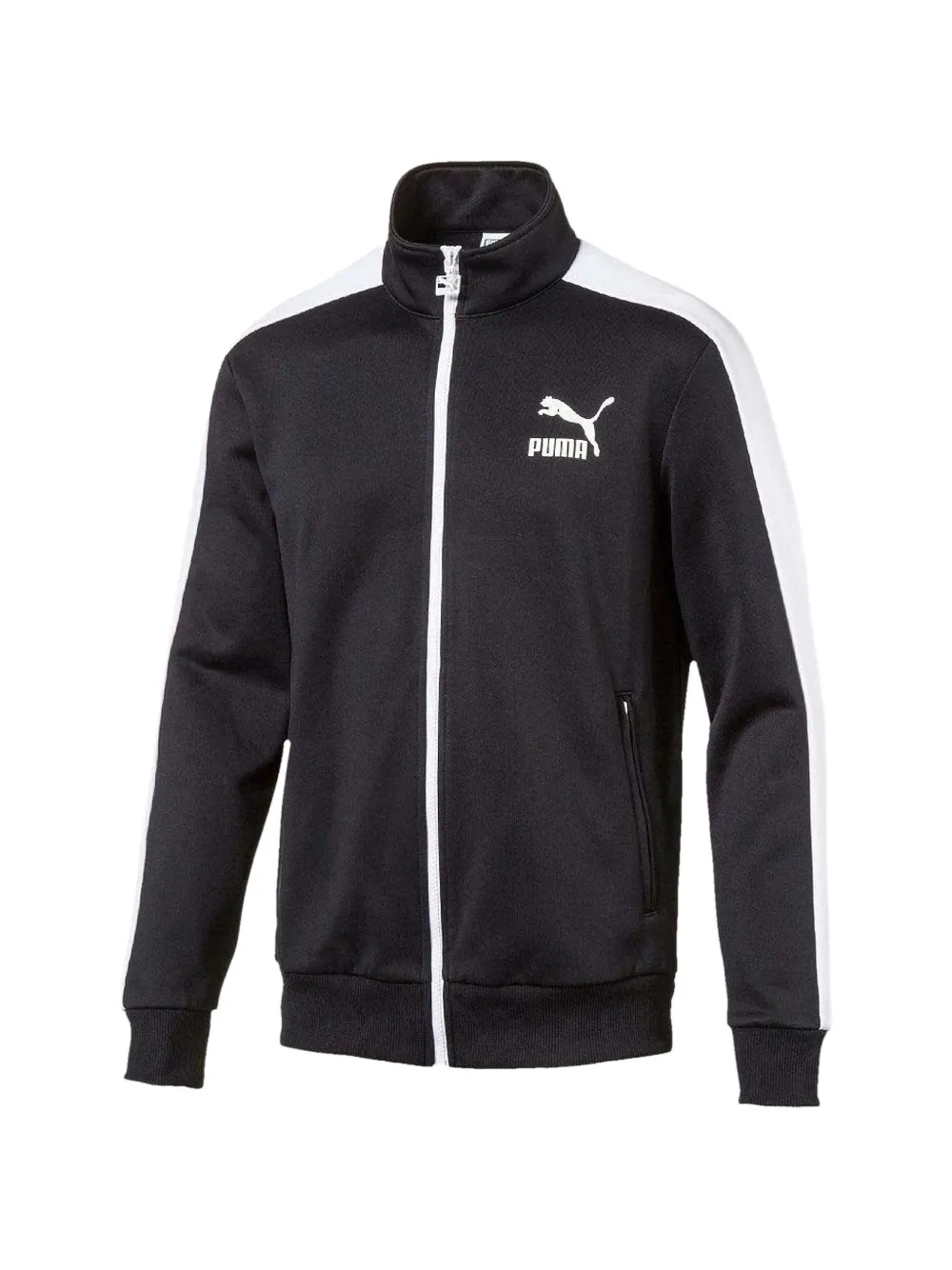 PUMA Archive T7 Sportjacke mit Reißverschluss - Schwarz