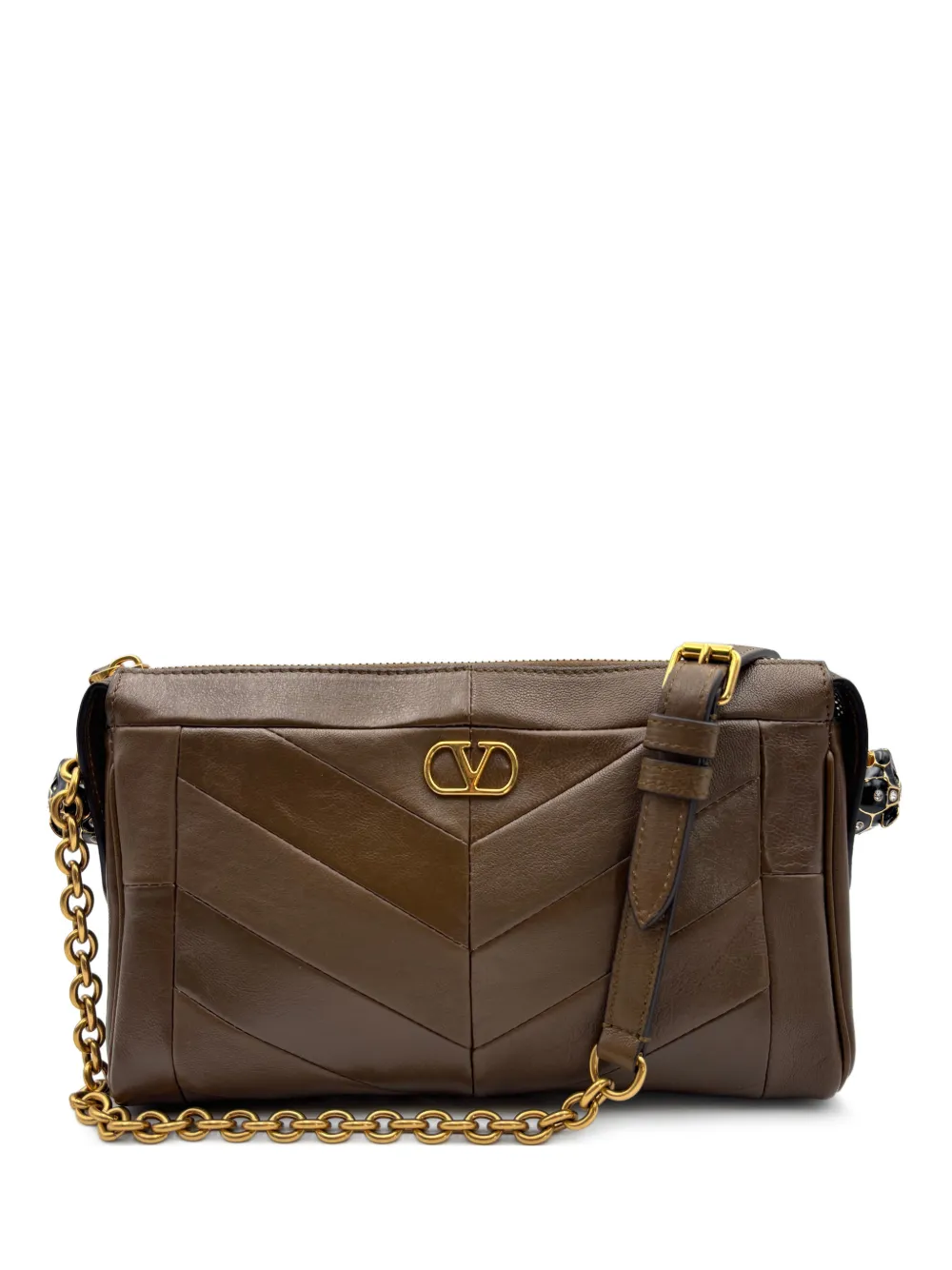 Valentino Garavani Panthea small shoulder bag - Marrone