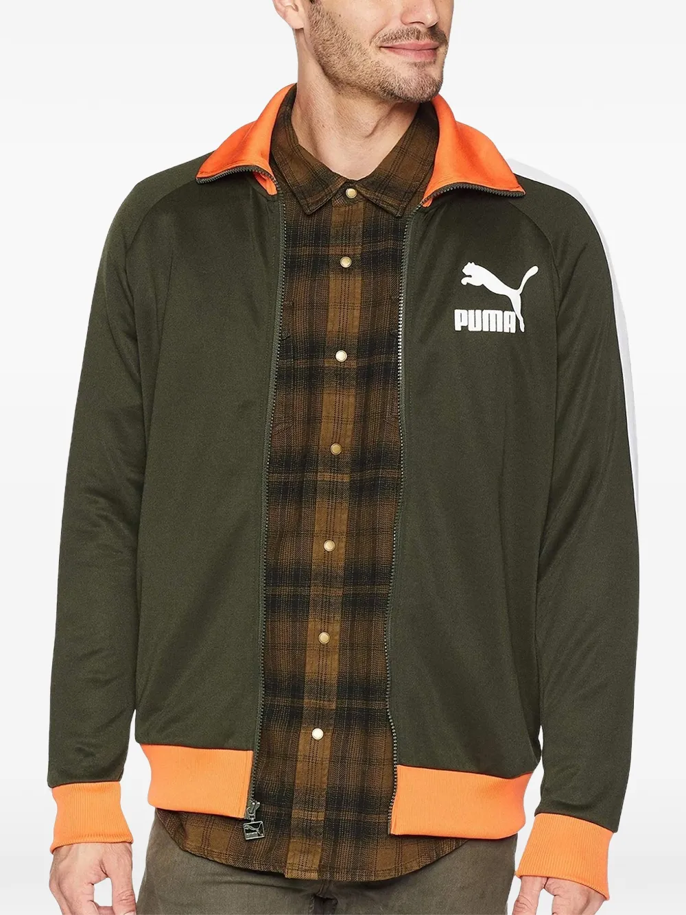 PUMA Felpa con logo - Verde