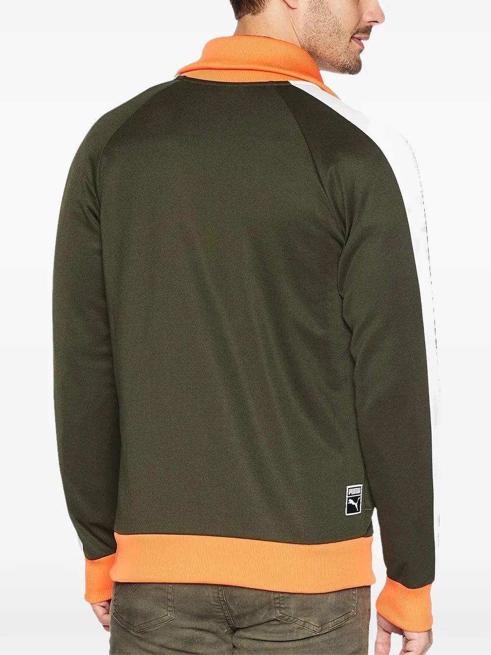 PUMA Sweater met logo Groen