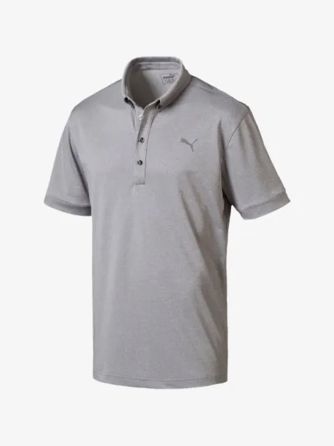 PUMA playera tipo polo Oxford Heather