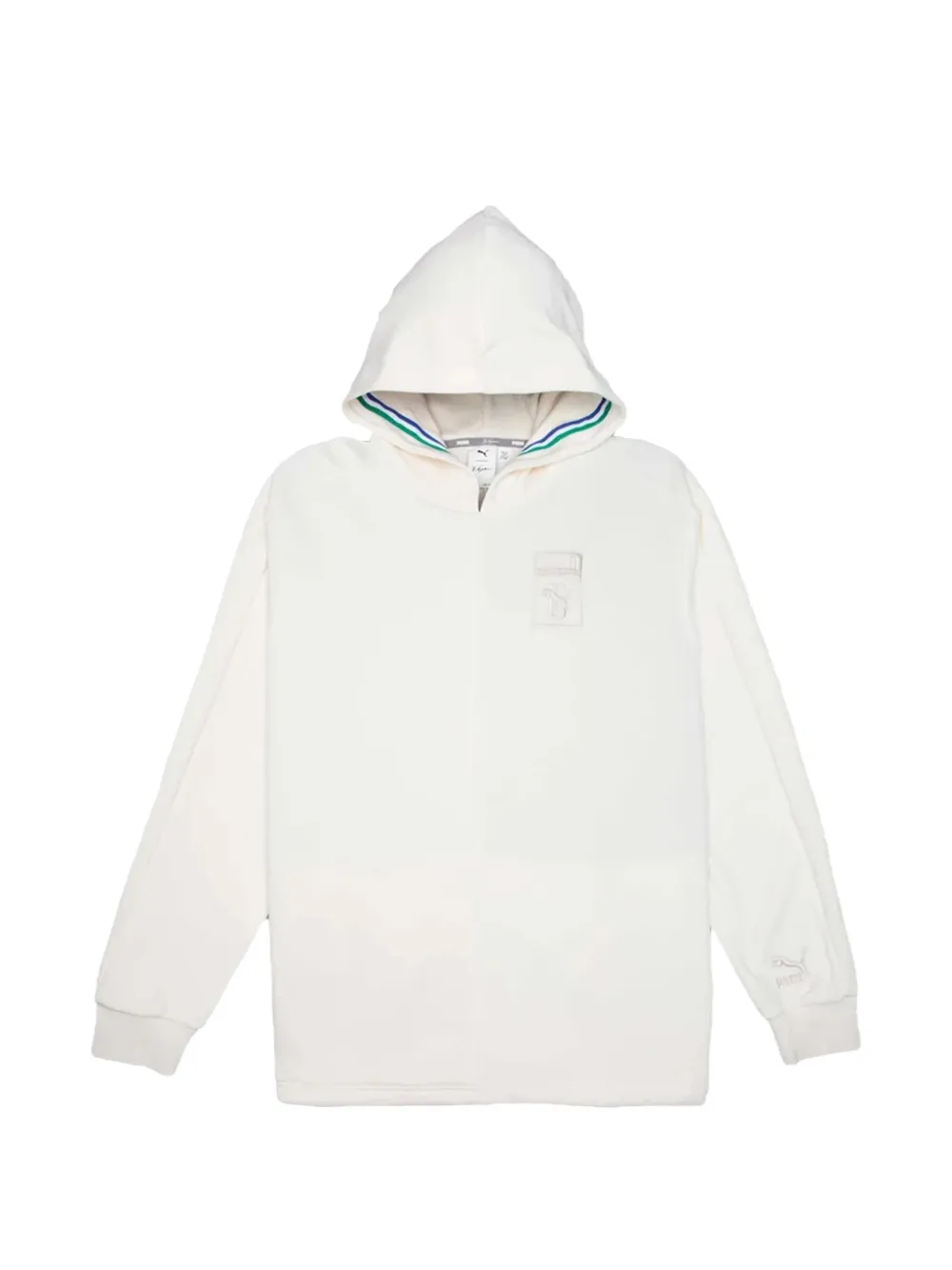 PUMA Felpa Big Sean Velour con cappuccio - Bianco